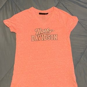 Pink Harley Davidson shirt